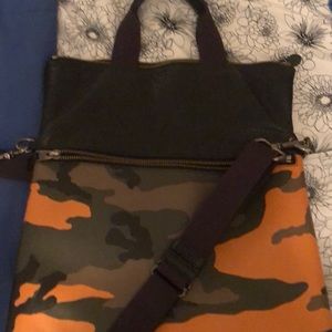 Coach Men’s Charles Foldover Tote Army Fatigue